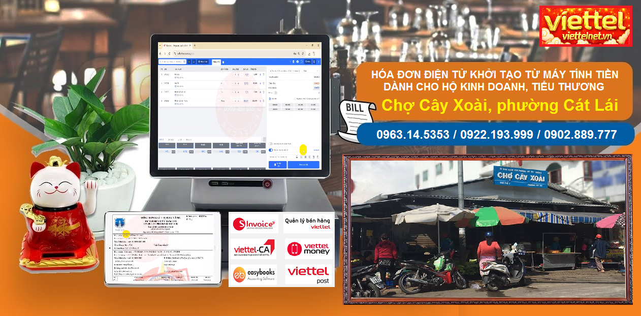 Hóa đơn điện tử Chợ Cây Xoài