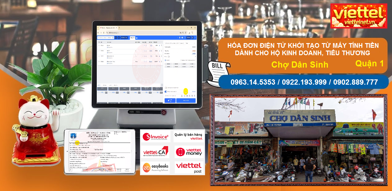 Hóa đơn điện tử Chợ Dân Sinh