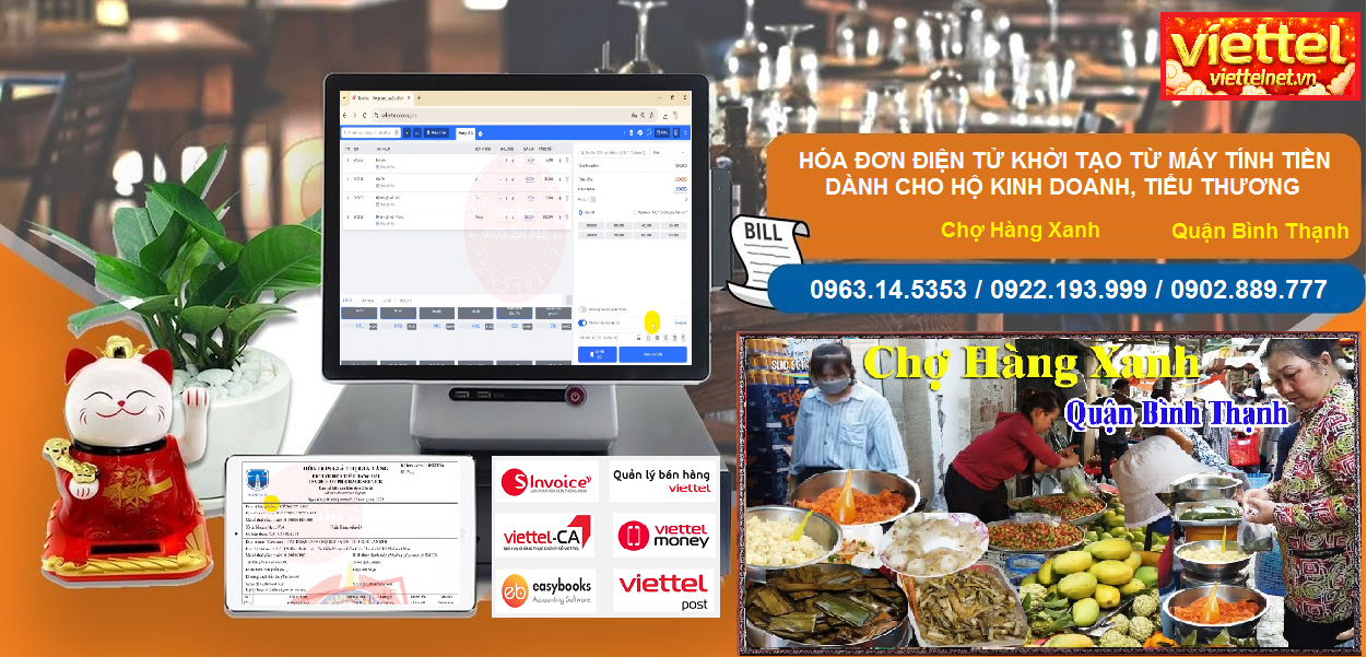Hóa đơn điện tử Chợ Hàng Xanh