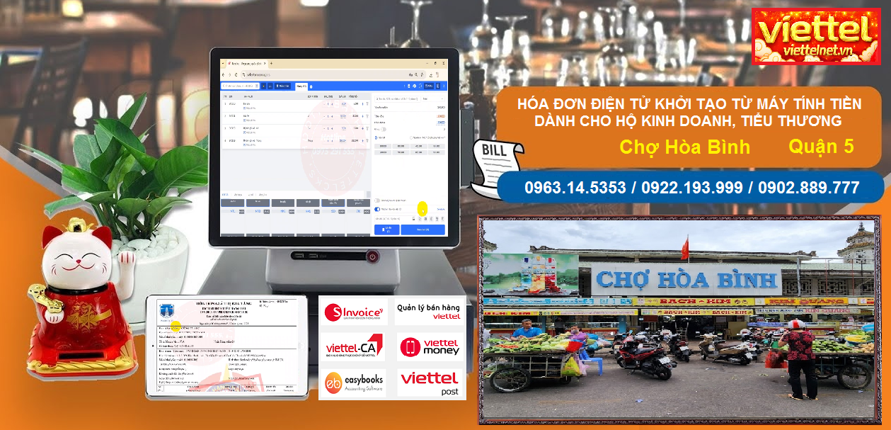 Hóa đơn điện tử Chợ Hòa Bình