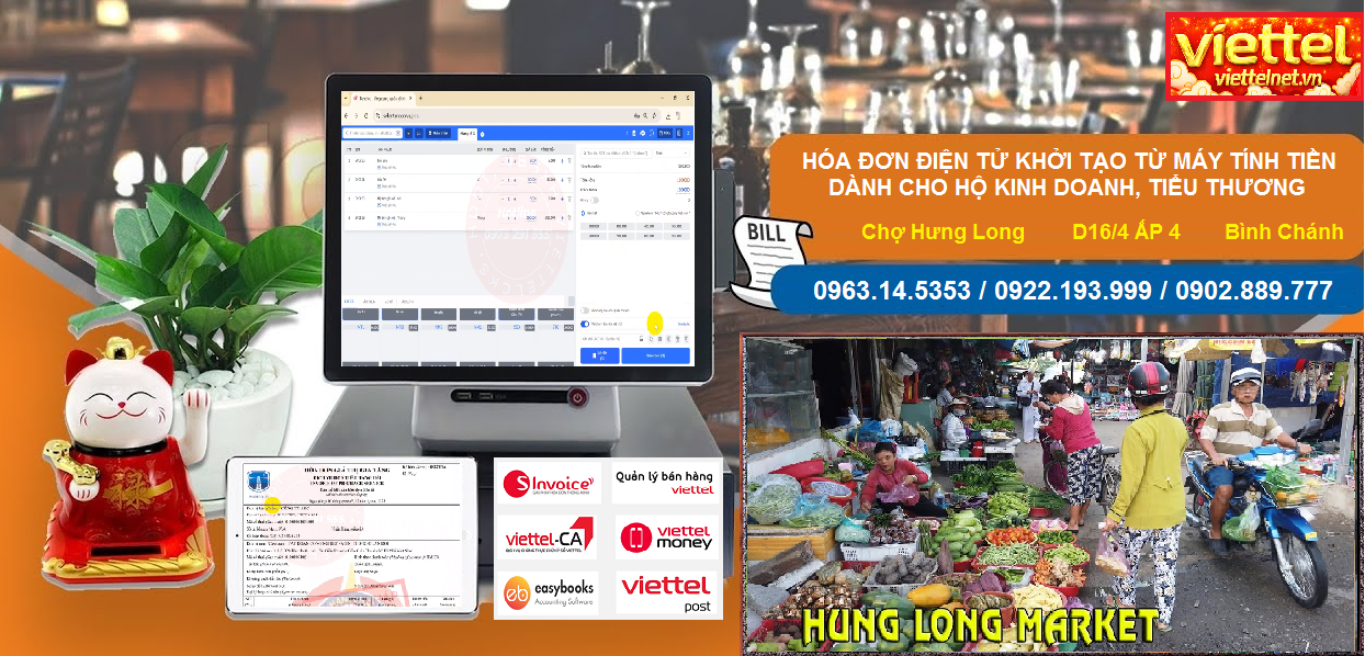 Hóa đơn điện tử Chợ Hưng Long
