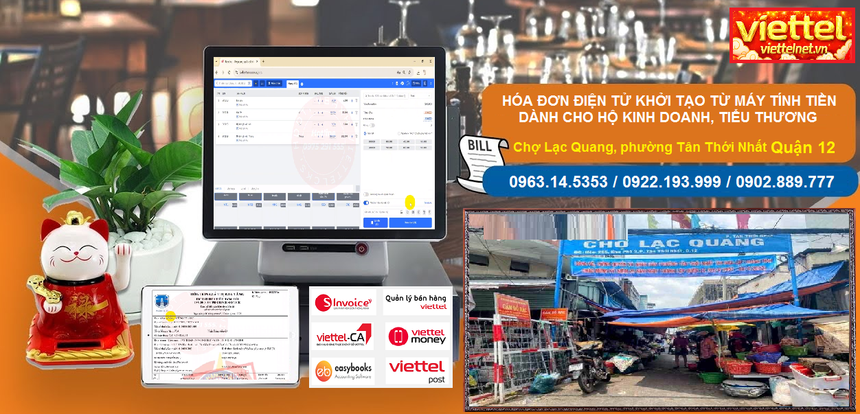 Hóa đơn điện tử Chợ Lạc Quang