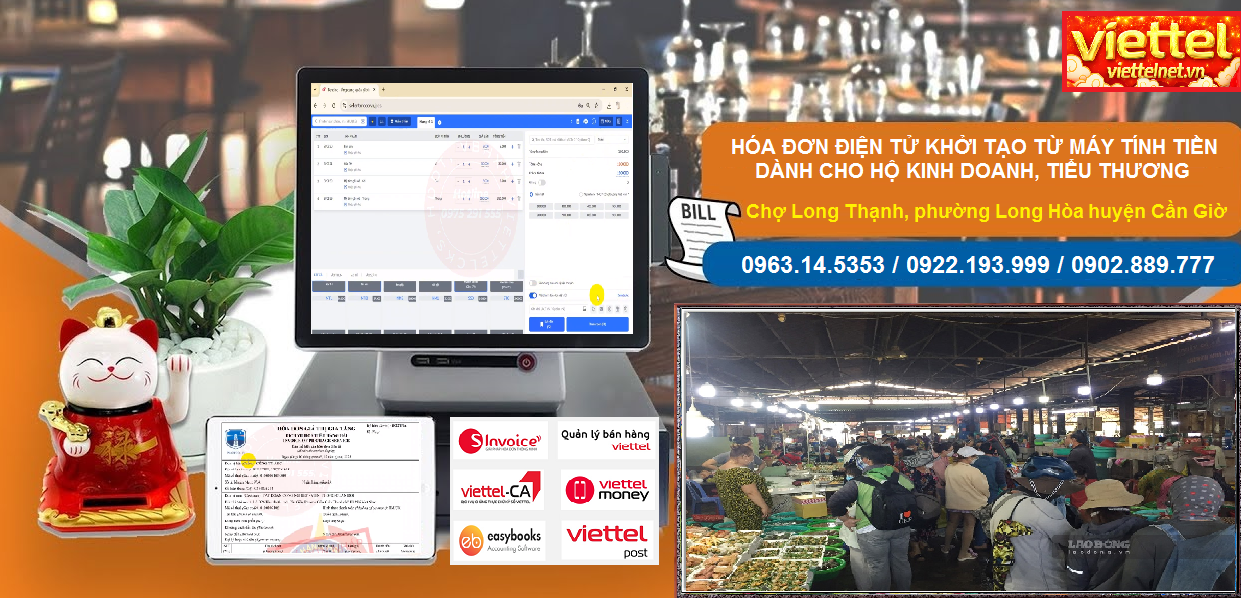 Hóa đơn điện tử Chợ Long Thạnh