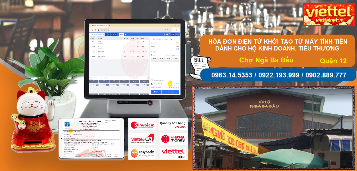 Hóa đơn điện tử Chợ Ngã Ba Bầu