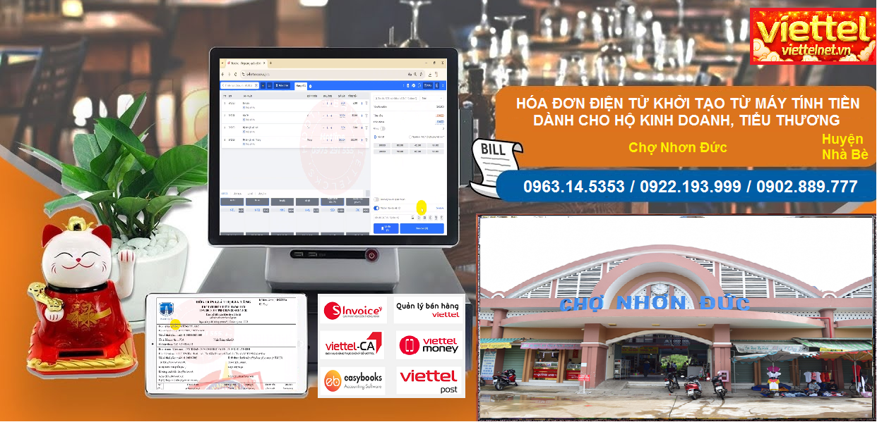 Hóa đơn điện tử Chợ Nhơn Đức