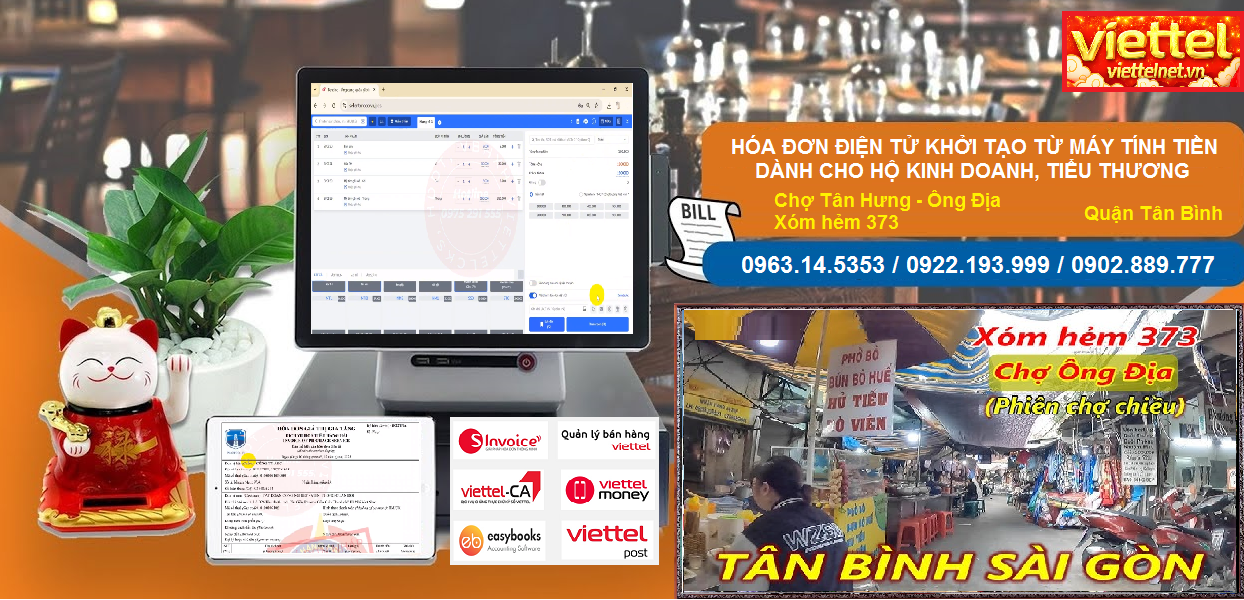 Hóa đơn điện tử Chợ Ông Địa