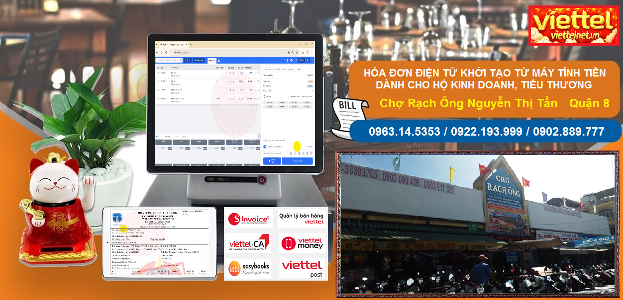 Hóa đơn điện tử Chợ Rạch Ông