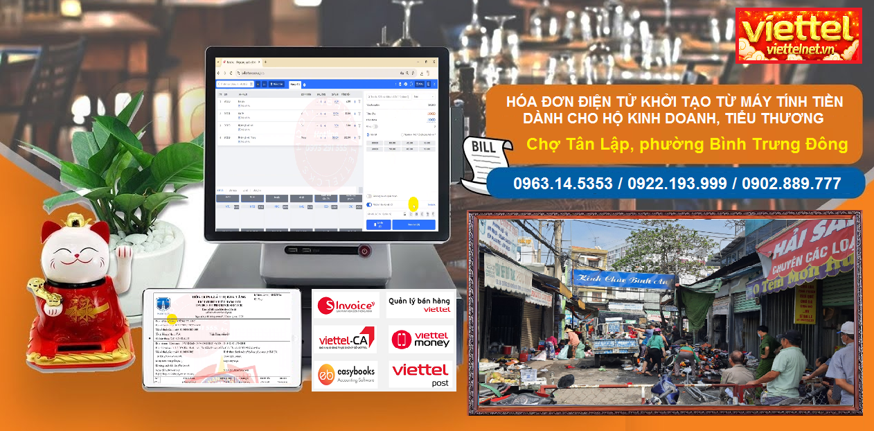 Hóa đơn điện tử Chợ Tân Lập