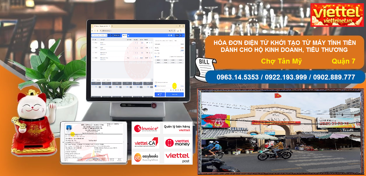 Hóa đơn điện tử Chợ Tân Mỹ