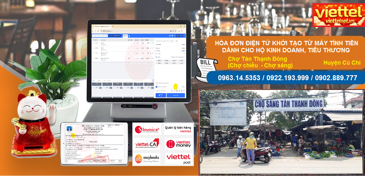 Hóa đơn điện tử Chợ Tân Thạnh Đông