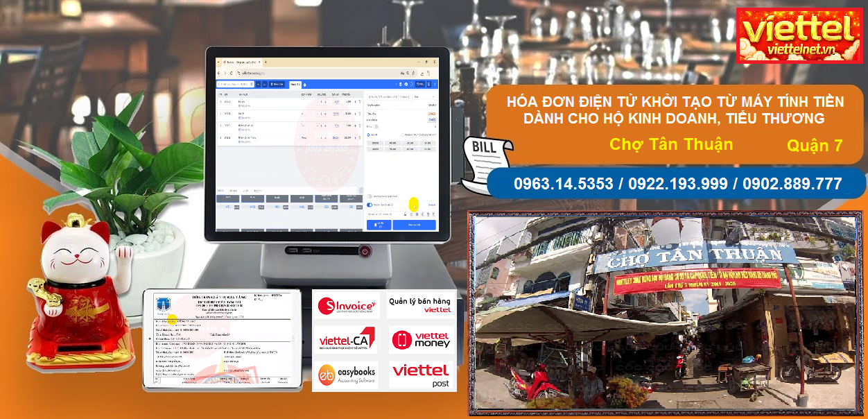 Hóa đơn điện tử Chợ Tân Thuận