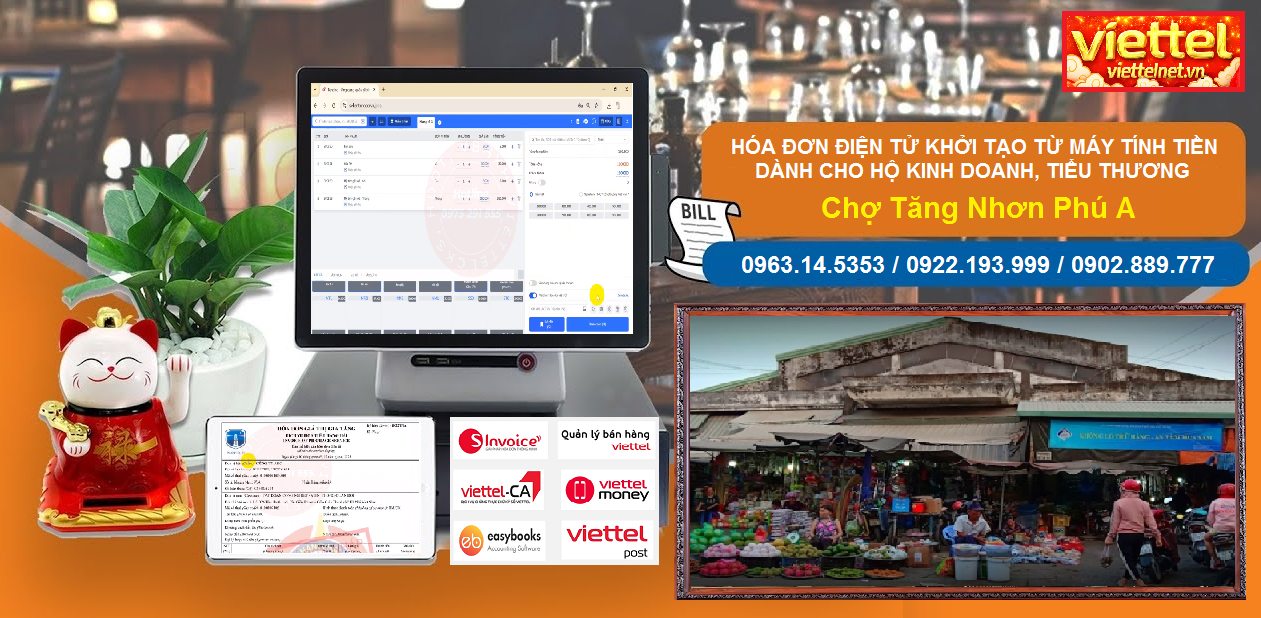 Hóa đơn điện tử Chợ Tăng Nhơn Phú A