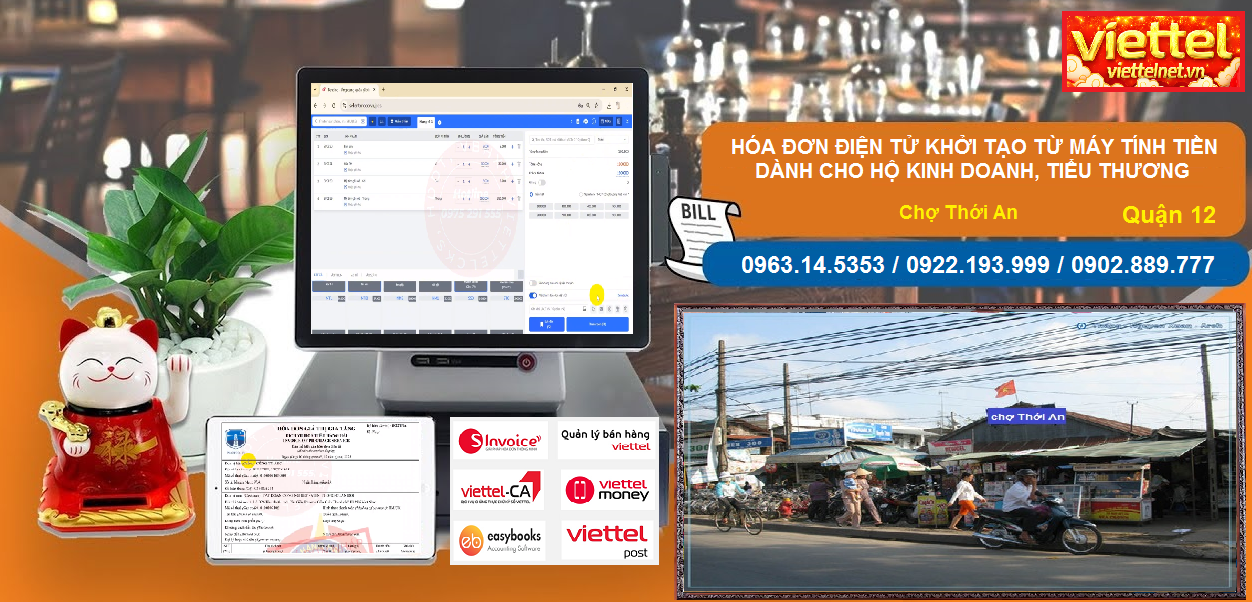 Hóa đơn điện tử Chợ Thới An