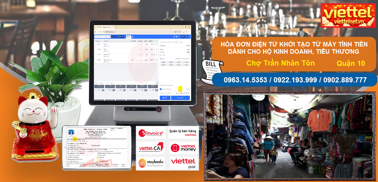 Hóa đơn điện tử Chợ Trần Nhân Tôn