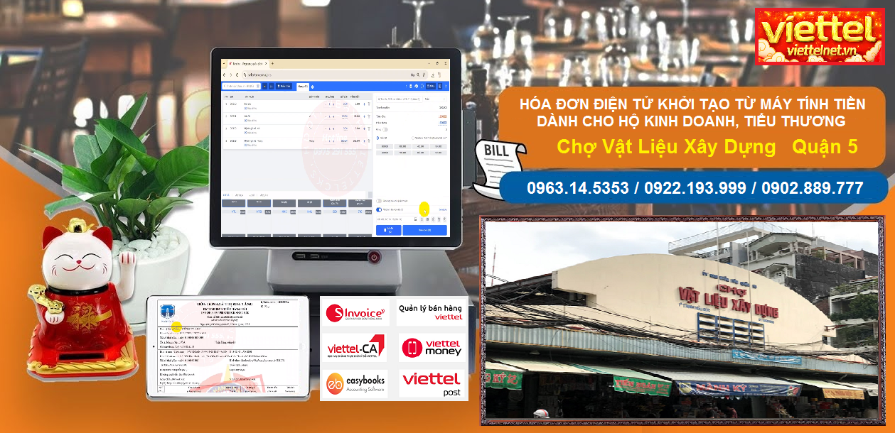 Hóa đơn điện tử Chợ Vật Liệu Xây Dựng