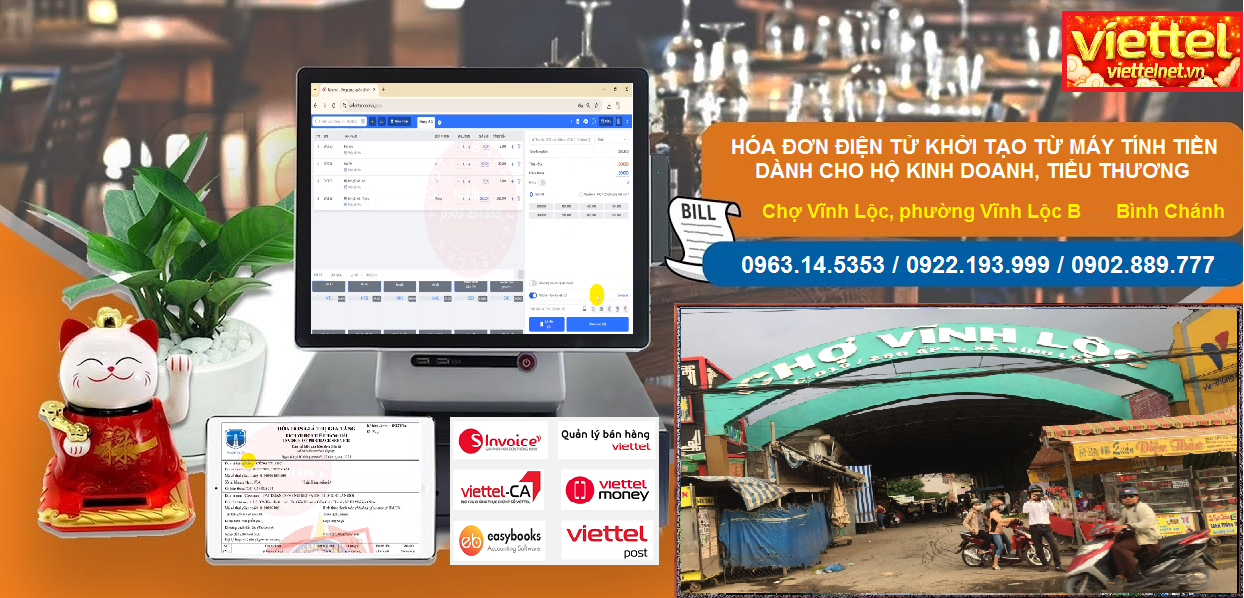 Hóa đơn điện tử Chợ Vĩnh Lộc