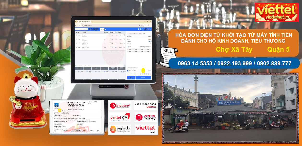 Hóa đơn điện tử Chợ Xã Tây