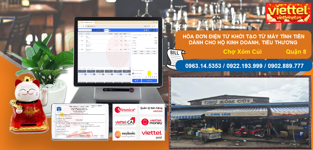 Hóa đơn điện tử Chợ Xóm Củi