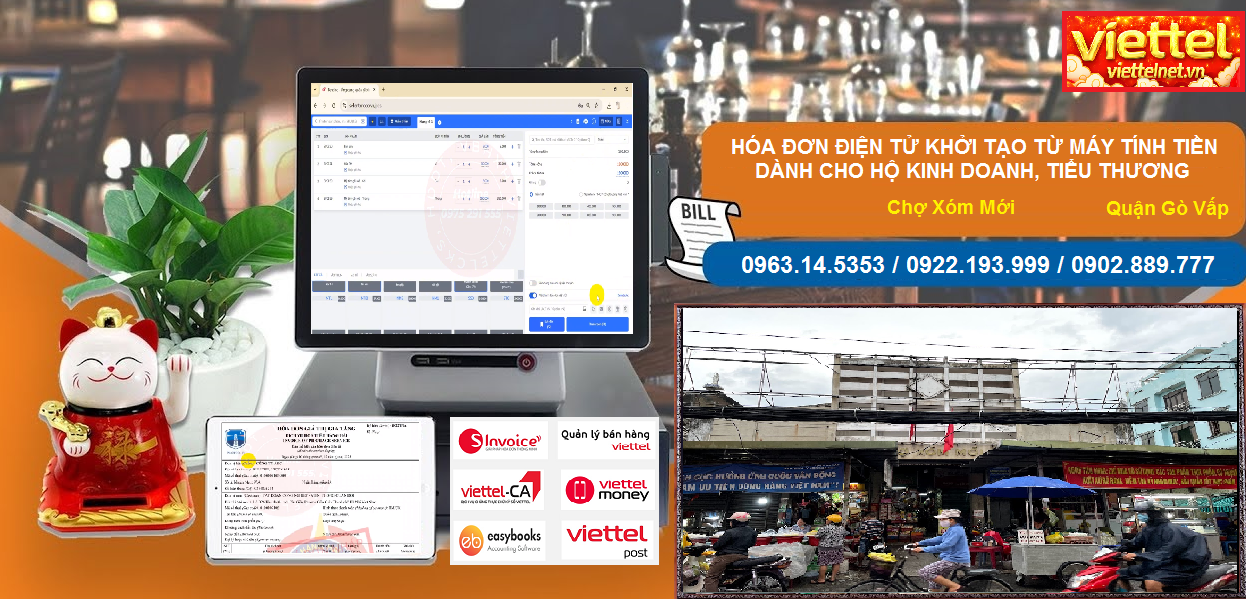 Hóa đơn điện tử Chợ Xóm Mới