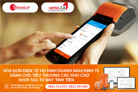 Hóa đơn điện tử dành cho các khu chợ truyền thống