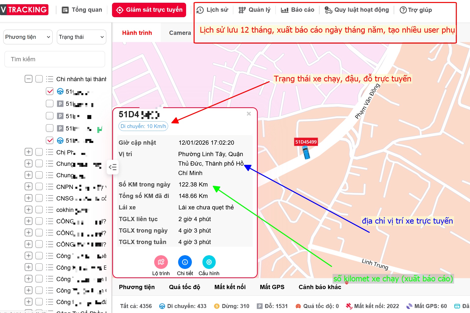 phần mềm định vị ô tô Viettel