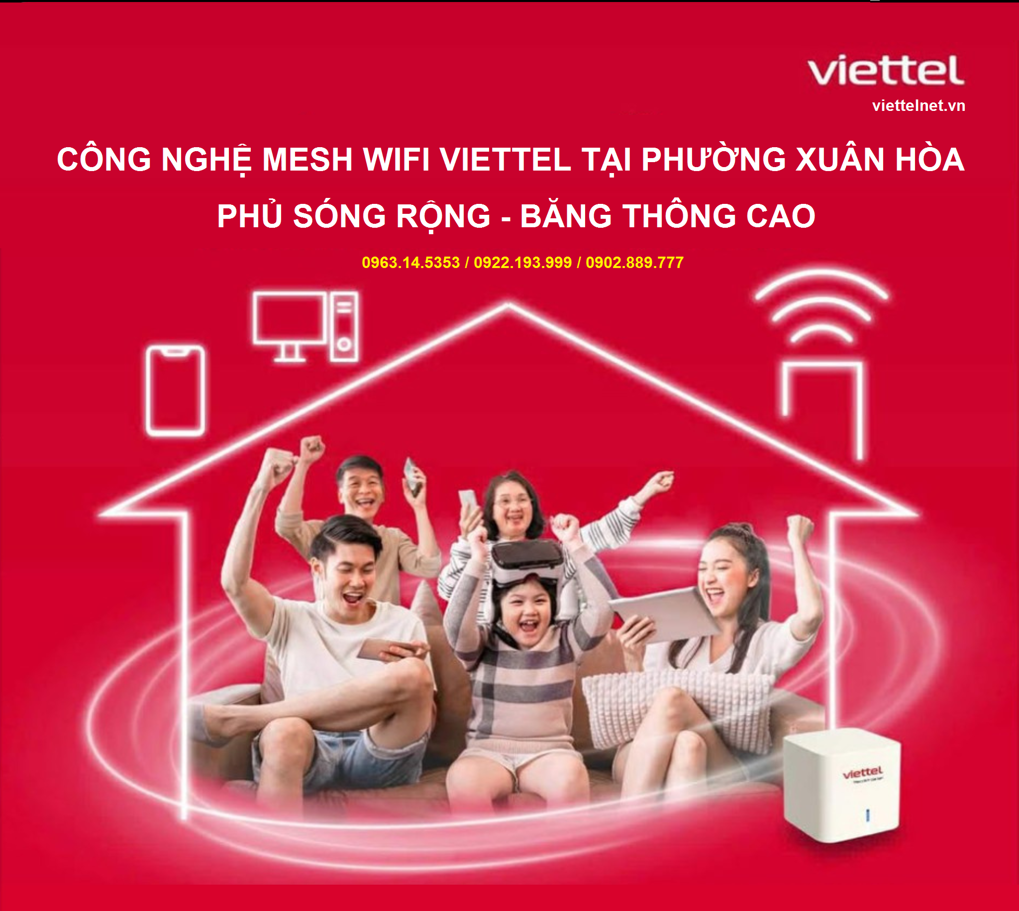 Công nghệ Mesh Wifi phường Xuân Hòa
