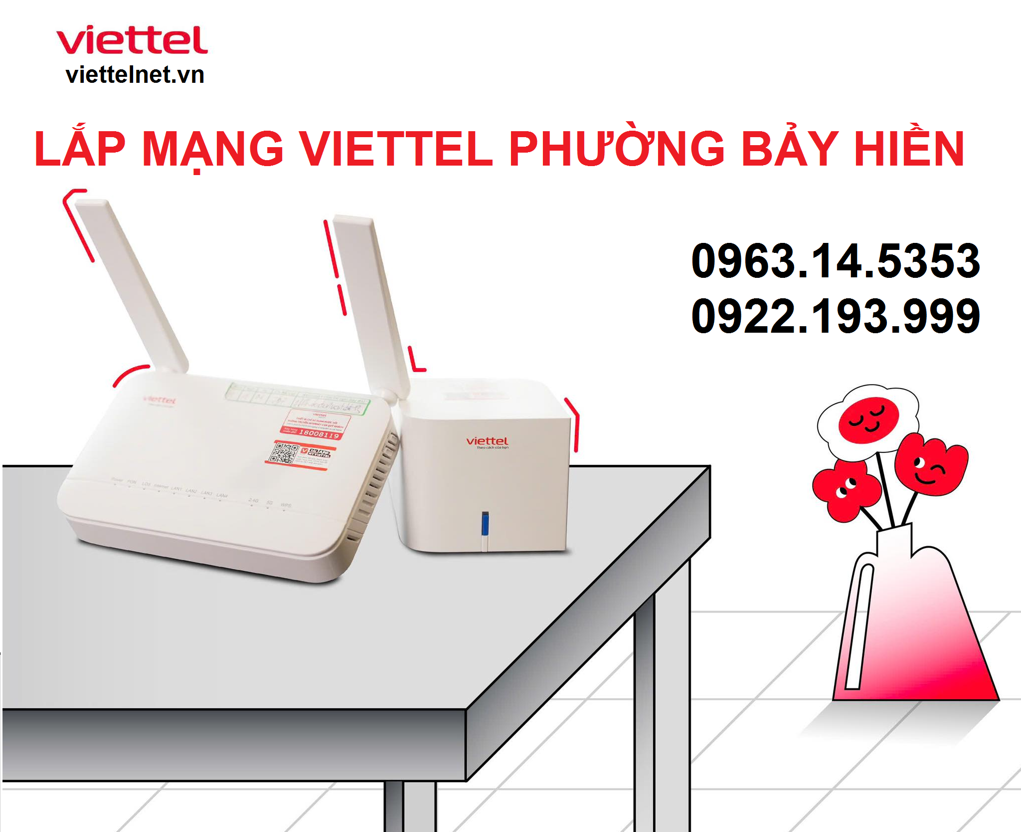 Internet Viettel phường Bảy Hiền