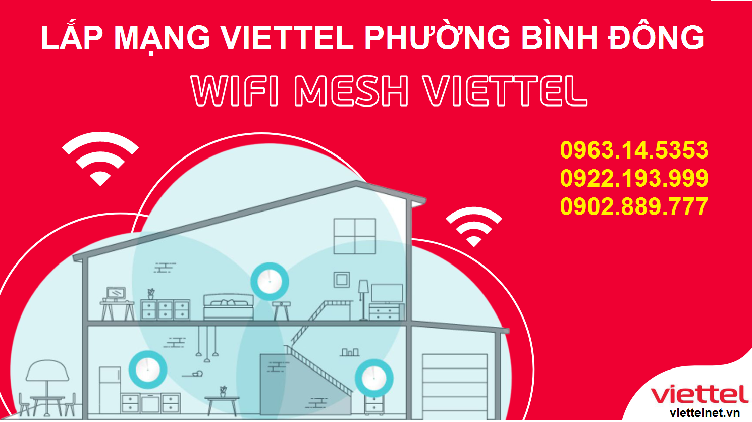 Lắp mạng Viettel phường Bình Đông