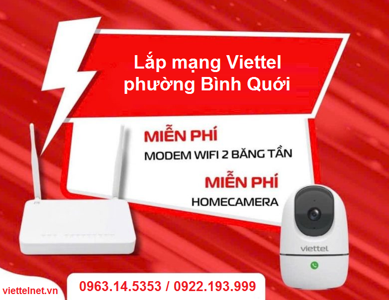 Internet Viettel phường Bình Quới