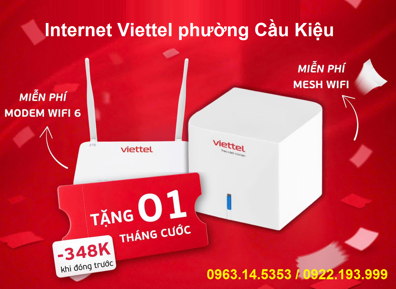 Internet Viettel phường Cầu Kiệu