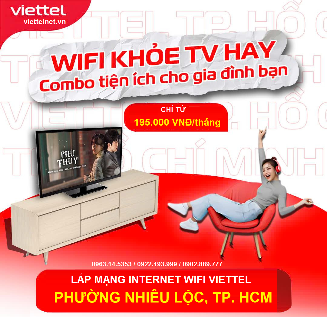 Đăng ký lắp mạng Viettel phường Nhiêu Lộc