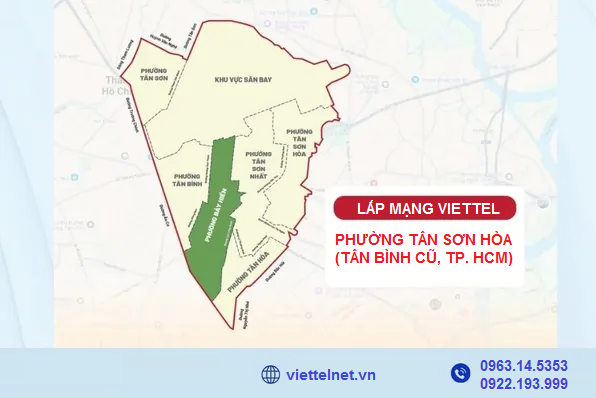 Lắp mạng Viettel phường Tân Sơn Hòa (Tân Bình cũ, TP. HCM)