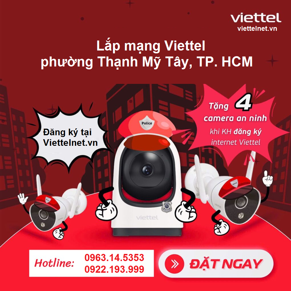 Internet Viettel phường Thạnh Mỹ Tây