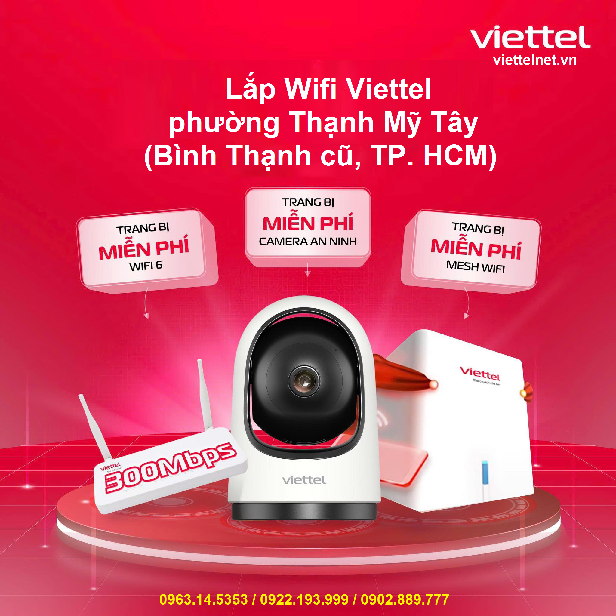 Wifi Viettel phường Thạnh Mỹ Tây