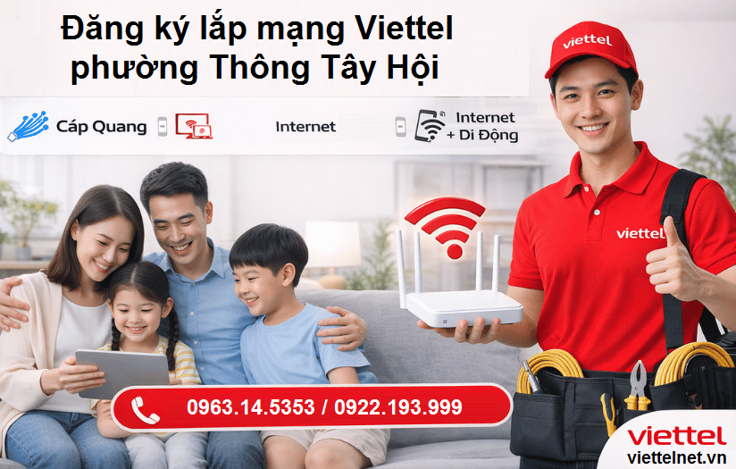 Wifi Viettel phường Thông Tây Hội