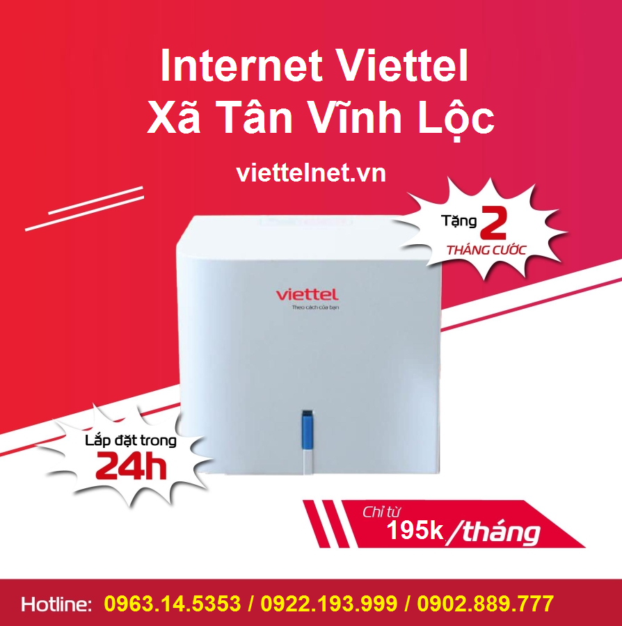 Internet Viettel xã Tân Vĩnh Lộc