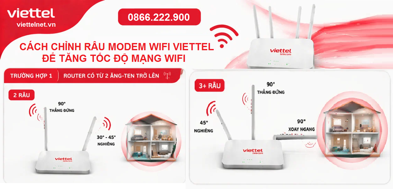 Cách chỉnh râu tăng tốc độ mạng Wifi