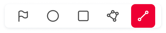 người dùng quản trị chọn icon trên bản đồ map